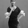 Georgia Hamilton, woold dress by Balenciaga, Paris studio, August 1953 - Ричард Аведон (Richard Avedon)